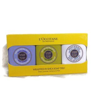 L'Occitane  Limited Edition Trio Soaps Set 200G X 3 NIB